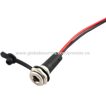 China DC Power Supply Female Panel Mount Connector Cable on Global ...
