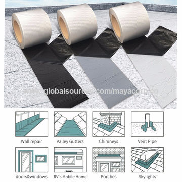 China Self adhesive waterproof membrane bitumen butyl rubber sealant ...