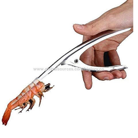 Prawn Ruler China Professional Stainless Steel Prawn Peeling Device Kitchen Tools ...