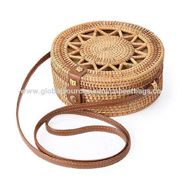 Woven circle purse new arrivals