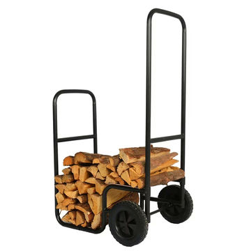 China Firewood Cart Log Holder Firewood Trolleys From Qingdao