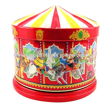 musical tin box