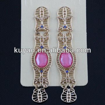 ladies ear tops gold