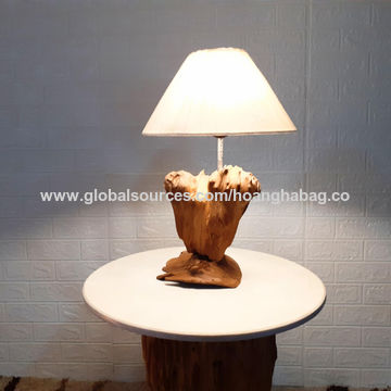 Vietnam Table Lamp Made By Hand In Viet, Table Lamps Made From Wood