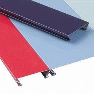 Metal Aluminum Strip Ceiling Tiles Measuring 600 X 1 200mm