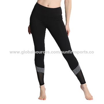 polyester spandex yoga pants