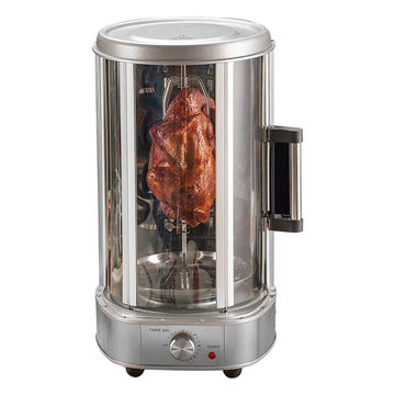 China Electric grill multi-function automatic rotating home smokeless ...