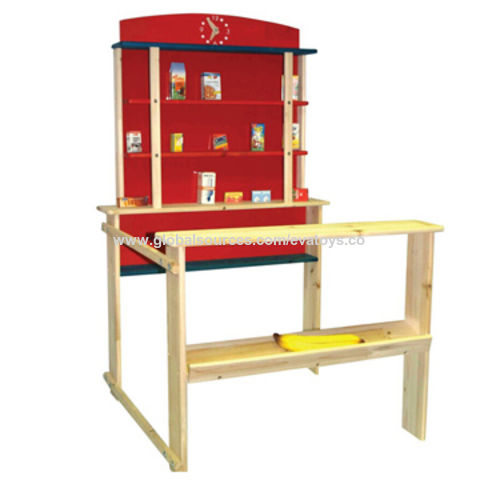 kids wooden supermarket