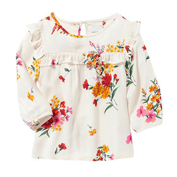 floral tops for girls