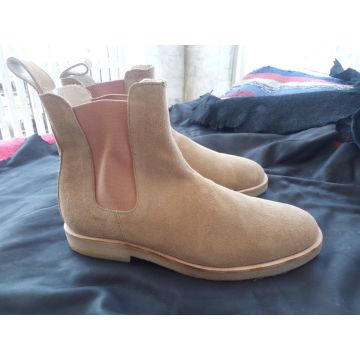 crepe sole ankle boots