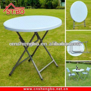 Outdoor Camping Dining Banquet Picnic, Round Camping Table