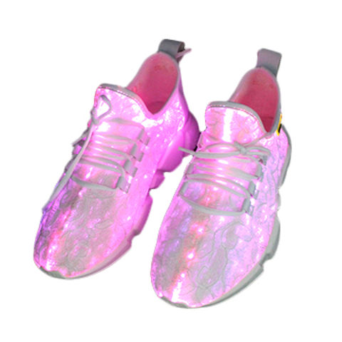 fiber optic led sneakers