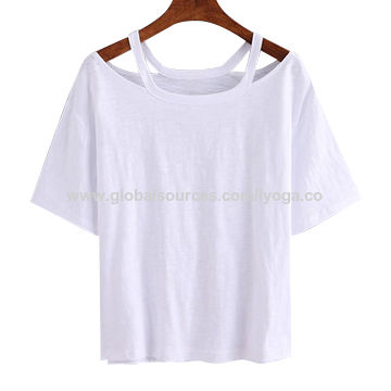 loose white tee shirt