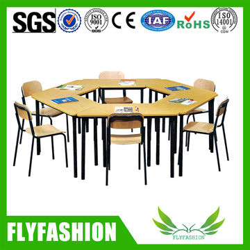 China School Desk And Chair Student Table And Chair Set Used For