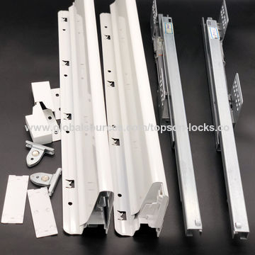 China Drawer Metal Box Soft Close Slides From Dongguan Wholesaler