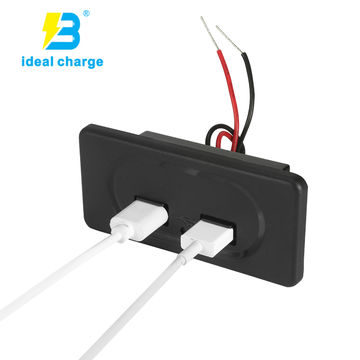 double socket car charger