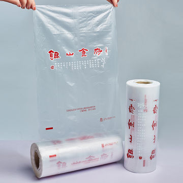 China Plastic Bag In Roll Food Takeaway Packaging With Logo Printing Doggy Bag On Global Sources Plastic Bag On Roll Doggy Bag Plastic Bag