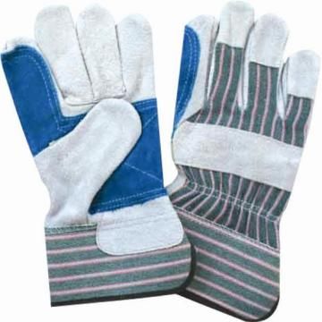 cow split leather gloves