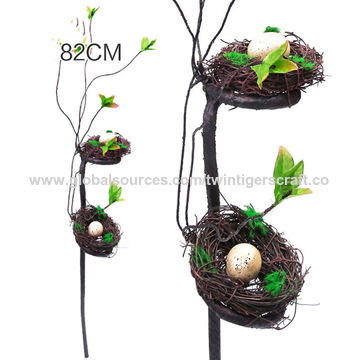 China Artificial Bird Nest And Branch Plants For Garden And Artive Decorations On Global Sources Artificial Nest