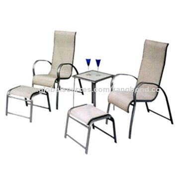 Indoor Outdoor Cast Bistro Aluminum Chair Table Eco Friendly