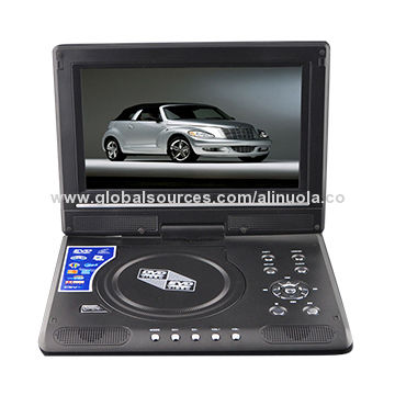 9 8 Inch Portable Dvd Vcd Cd Mp3 Mp4 Player Tv Function Av In Out V Fm Radio Paypal Global Sources