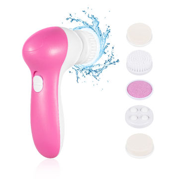 battery operated facial cleansing brush