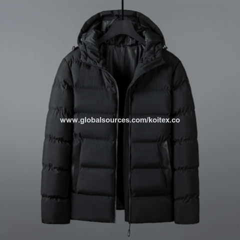 China Men's Winter Padded Puffer Jacket, Padding Warm Coat with hood ...