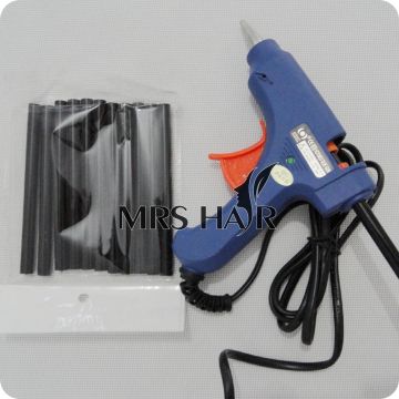 hot glue gun hair extensions