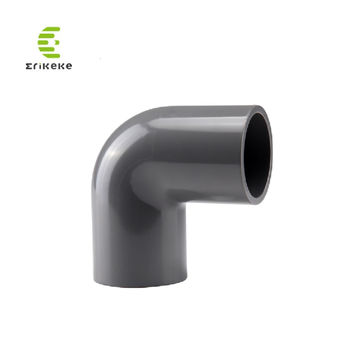 China PVC Pipe Connection Bend Fittings 90 Degree Elbow On Global ...