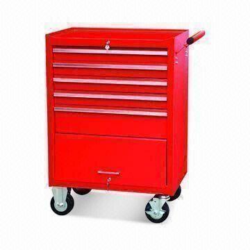 26 Inches 5 Drawers Roll Cabinet With Ball Bearing Slides And