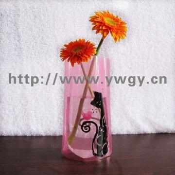 Eco Friendly And Reusable Folding Plastic Flower Vase Fashion Home