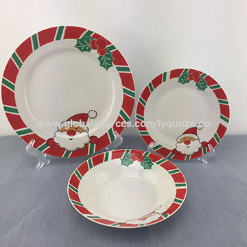 ChinaWholesale Porcelain Christmas Dinnerware Set, Porcelain Plate With ...