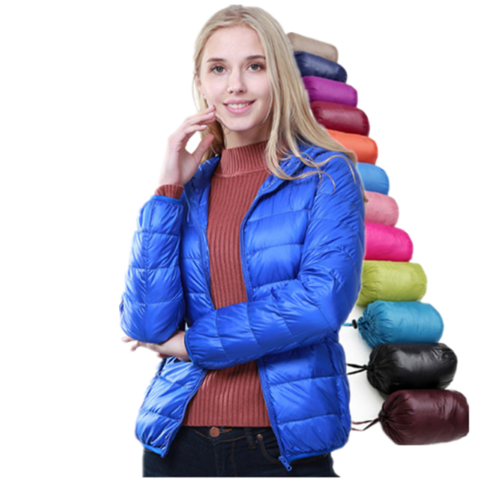 packable duck down puffer jacket