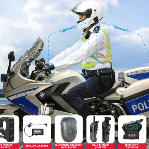 China Wireless Communication System (Radio adapter+mic+PTT remote +Horn ...