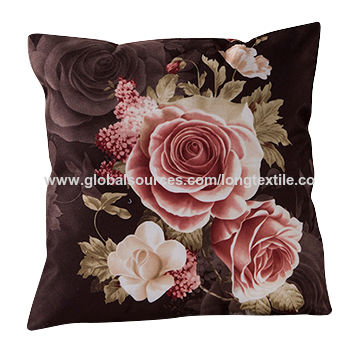 Download China Canvas 100 Cotton Sublimation Printing Cushion Cover Wholesale With Cheap Price Flower Design On Global Sources Cotton Cushion Travel Pillow Cushion