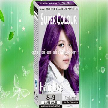 Super Color Hair Dye Cream Permanent Purple Hair Dye Global Sources