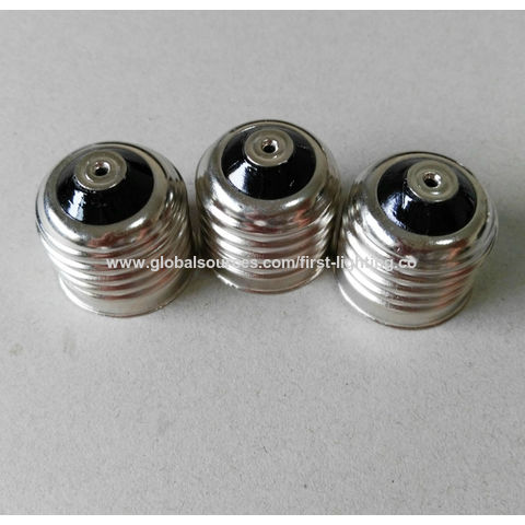 China E27 LAMP CAP 9.5MM CONTACT PLATE,Screw type weld E27 base for E27 ...