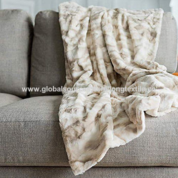 China Faux Fur Throw Blanket From Shaoxing Trading Company