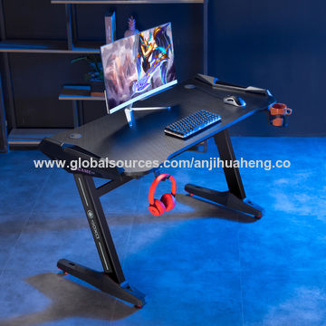 China Gaming Table For E Sports Gamer Gaming Pc Desk Computer Racing Table With Rgb Led Lights On Global Sources Computer Racing Table Led Gaming Table Gaming Pc Desk