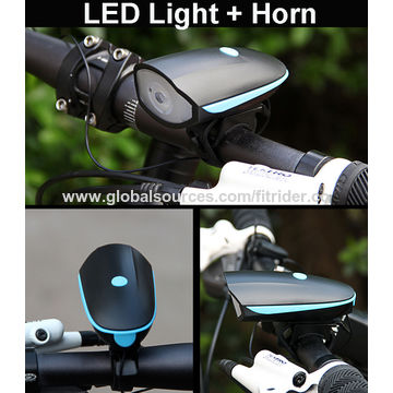 Details about   2 in 1 Headlight Front Light Led Lamp Horn for Electric Bicycle E-Bike Electric 