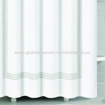 Mini Diamond Matelasse Fabric, White Diamond Matelasse Shower Curtain