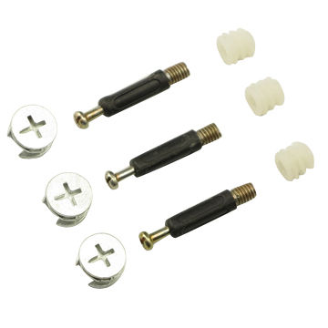Three In One Mini Fix Furniture Connectors With Cam Bolt Nut More
