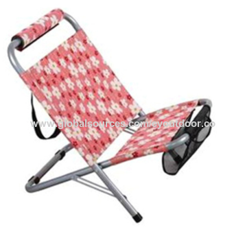 China Outdoor Folding Chair Low Sitting Portable Camping Chair Beach Chair High Quality With Litter Caddie On Global Sources Folding Camping Chairs Heavy Duty Camping Chairs Portable Folding Chair