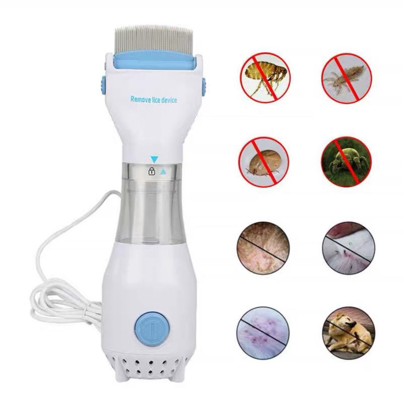 Pet Lice Remover Dog Multifunctional Electric Lice Repellent Cat Hair Cleaner Remove Fleas Comb