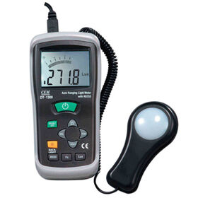 LUX Light Meter Calibrated to Standard Incandescent Lamps (2856k), LUX ...