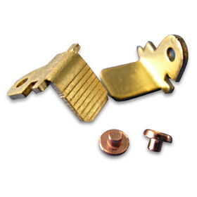 قطع صفائح معدنية من النحاس الأصفر بتفاوت +/- 0.05 مم، متوافقة مع توجيه RoHS