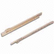 Beige Or Brown Finish Drawer Slide With Bottom Mounting Drawer