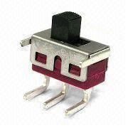 Slide Switch with Silver-plated Copper Terminal and Steel Frame, Slide ...
