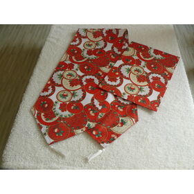 Decorative polyester table runners with printed design, OEM orders are Welcome