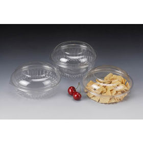 Clear Dome Lid for 8, 12, 16 oz. Small Square Bowls